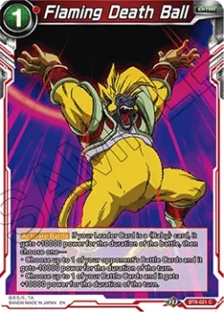 Flaming Death Ball #BT8-021 · Dragon Ball Super CCG