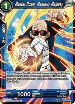 Master Roshi, Masterly Majesty #BT8-032 · Dragon Ball Super CCG