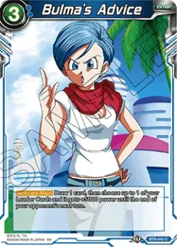 Bulma's Advice #BT8-042 · Dragon Ball Super CCG