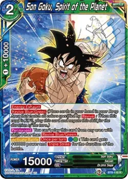 Son Goku, Spirit of the Planet 「BT8-118」「EN」