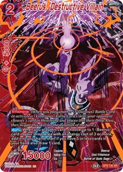 Beerus, Destructive Villain 「BT8-126」「EN」