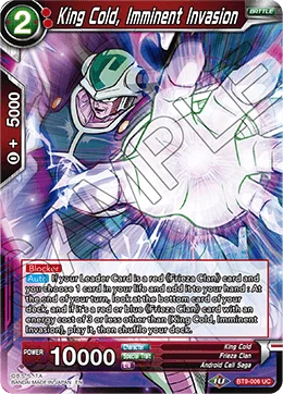 King Cold, Imminent Invasion 「BT9-006」「EN」