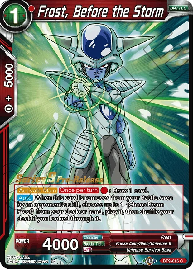 Frost, Before the Storm 「BT9-016」「EN」
