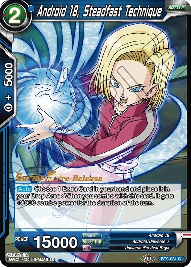 Android 18, Steadfast Technique 「BT9-031」「EN」