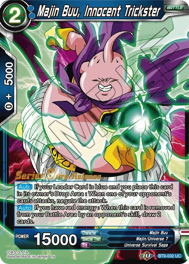 Majin Buu, Innocent Trickster 「BT9-032」「EN」