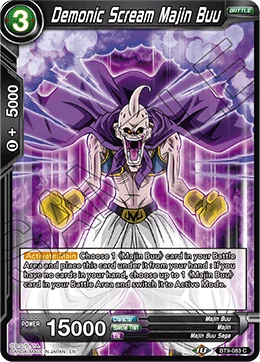 Demonic Scream Majin Buu 「BT9-083」「EN」