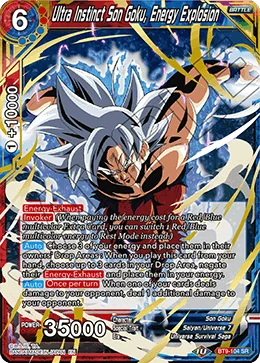 Ultra Instinct Son Goku, Energy Explosion 「BT9-104」「EN」