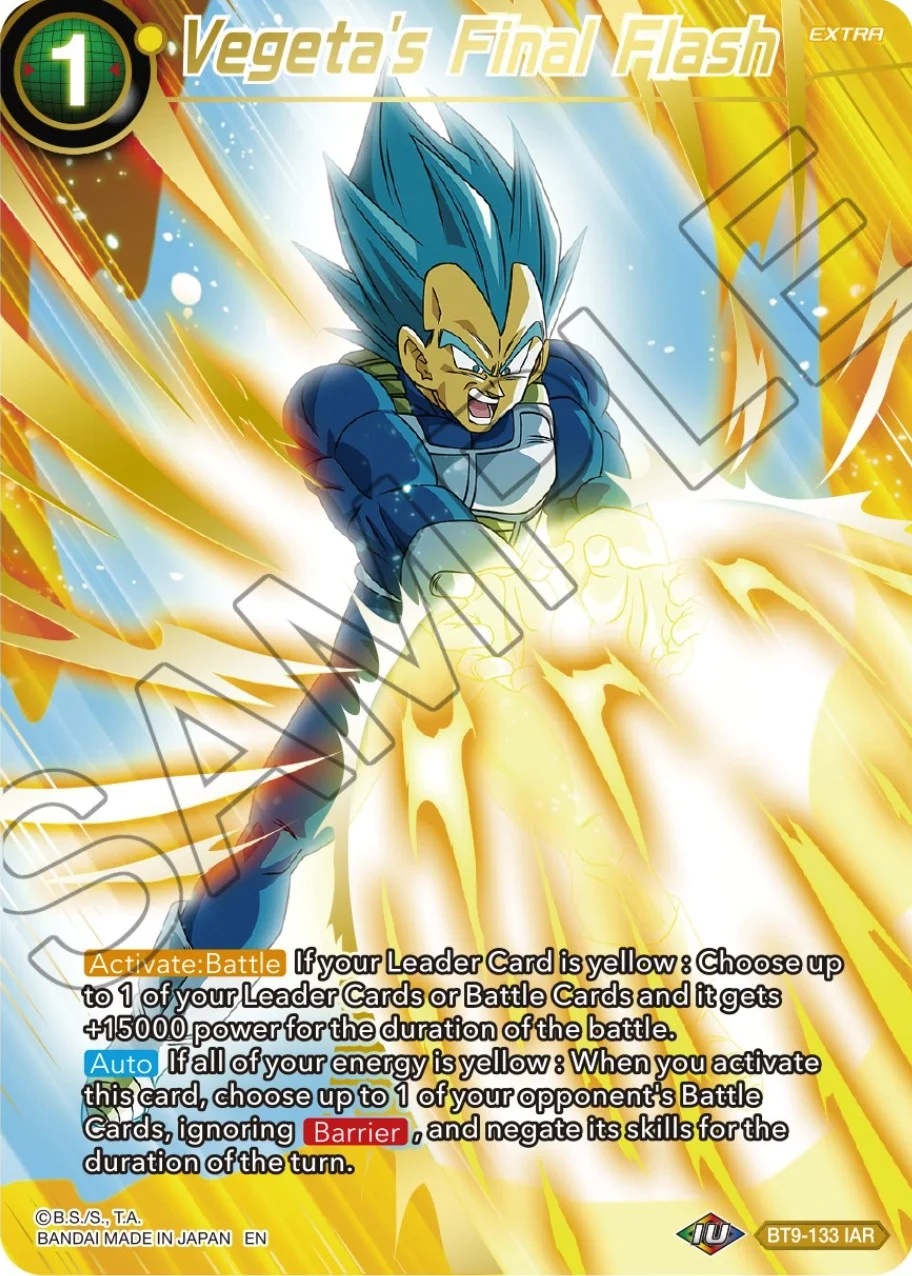 Vegeta's Final Flash 「BT9-133」「EN」