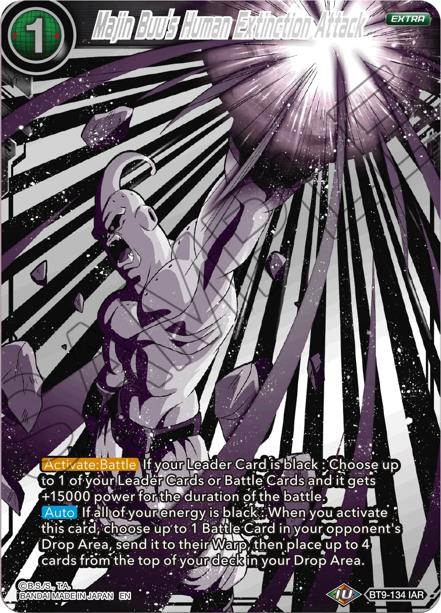 Majin Buu's Human Extinction Attack 「BT9-134」「EN」