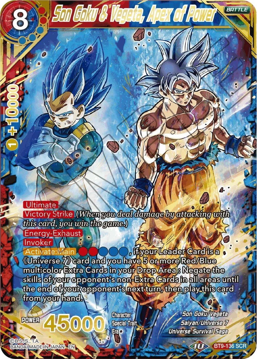 Son Goku & Vegeta, Apex of Power 「BT9-136」「EN」