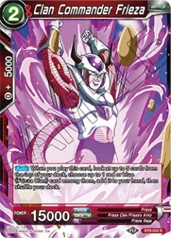 Clan Commander Frieza #BT9-004 · Dragon Ball Super CCG