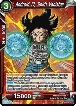 Android 17, Spirit Vanisher #BT9-013 · Dragon Ball Super CCG