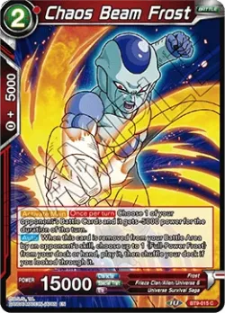Chaos Beam Frost #BT9-015 · Dragon Ball Super CCG