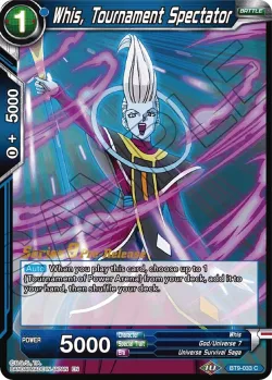 Whis, Tournament Spectator #BT9-033 · Dragon Ball Super CCG