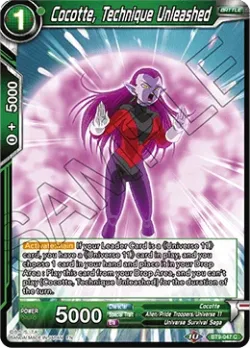 Cocotte, Technique Unleashed #BT9-047 · Dragon Ball Super CCG