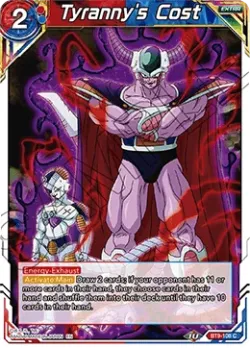 Tyranny's Cost 「BT9-108」「EN」