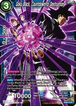 Goku Black, Countdown to Destruction 「EX06-12」「EN」