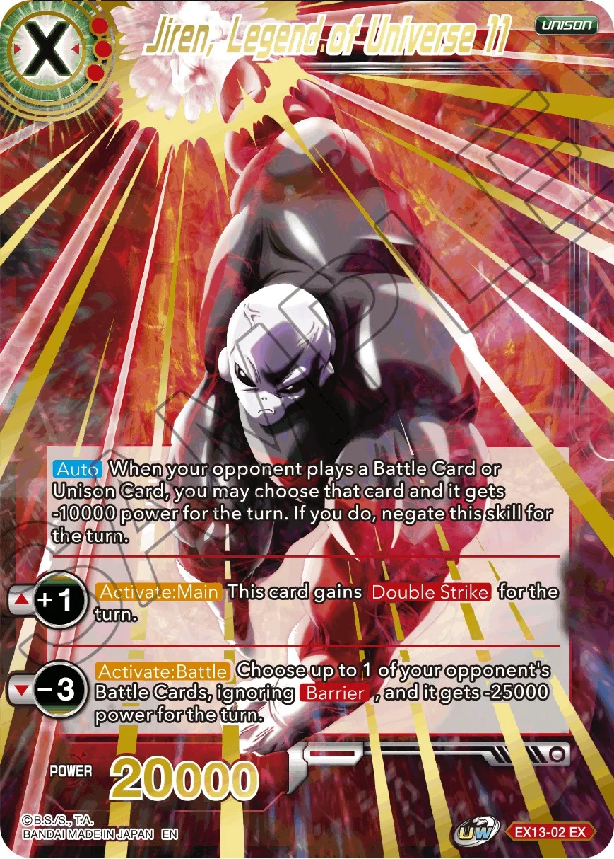 Jiren, Legend of Universe 11 「EX13-02」「EN」