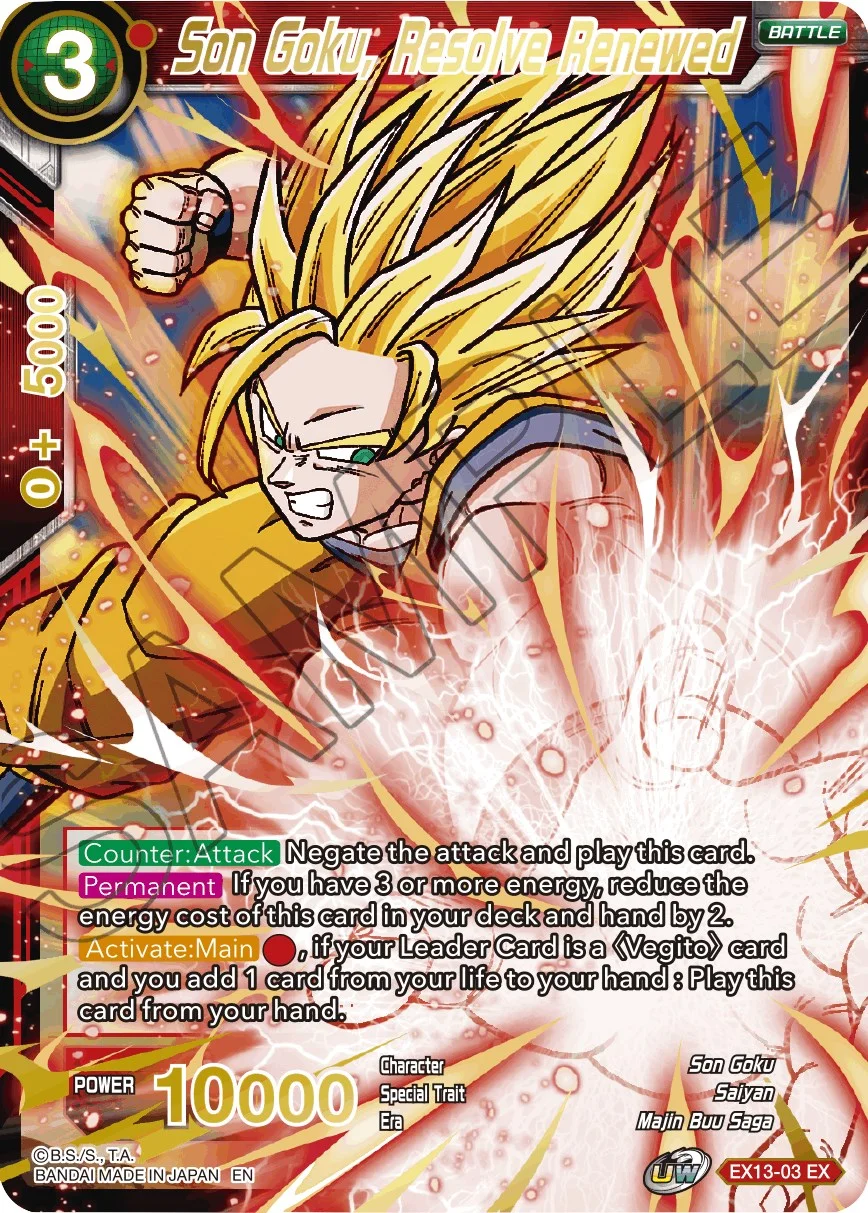 Son Goku, Resolve Renewed 「EX13-03」「EN」