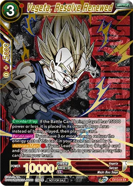 Vegeta, Resolve Renewed 「EX13-04_PR02」「EN」