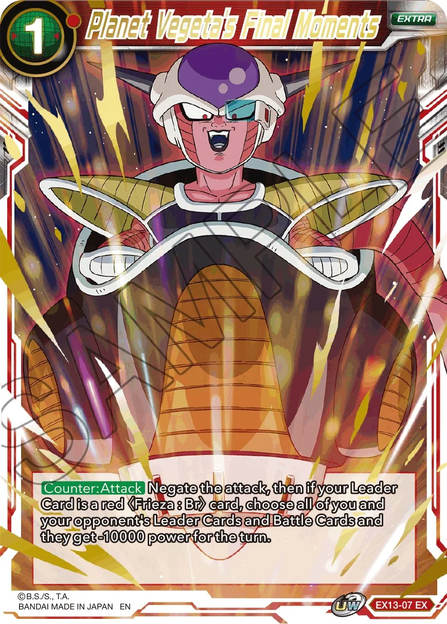Planet Vegeta's Final Moments 「EX13-07」「EN」
