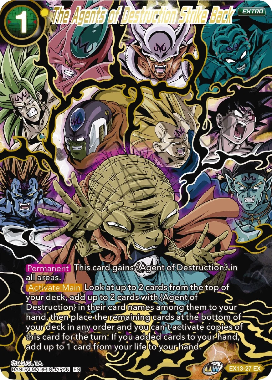 The Agents of Destruction Strike Back 「EX13-27」「EN」