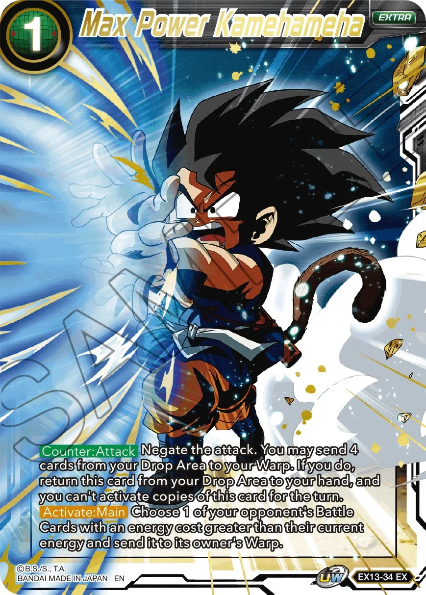 Max Power Kamehameha 「EX13-34_PR」「EN」