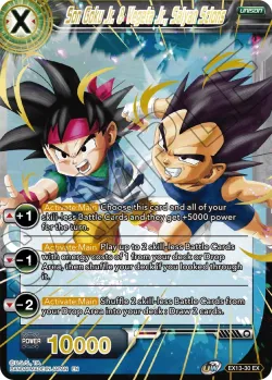 Son Goku Jr. & Vegeta Jr., Saiyan Scions 「EX13-30」「EN」