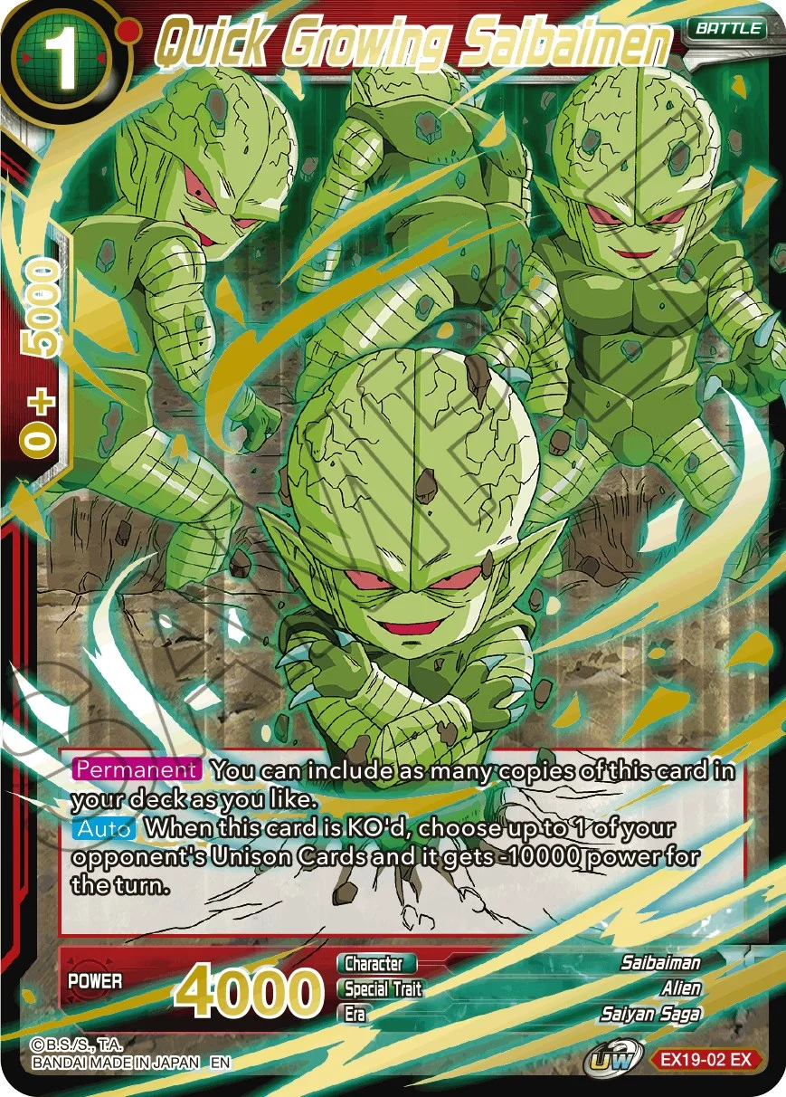 Quick Growing Saibaimen 「EX19-02」「EN」