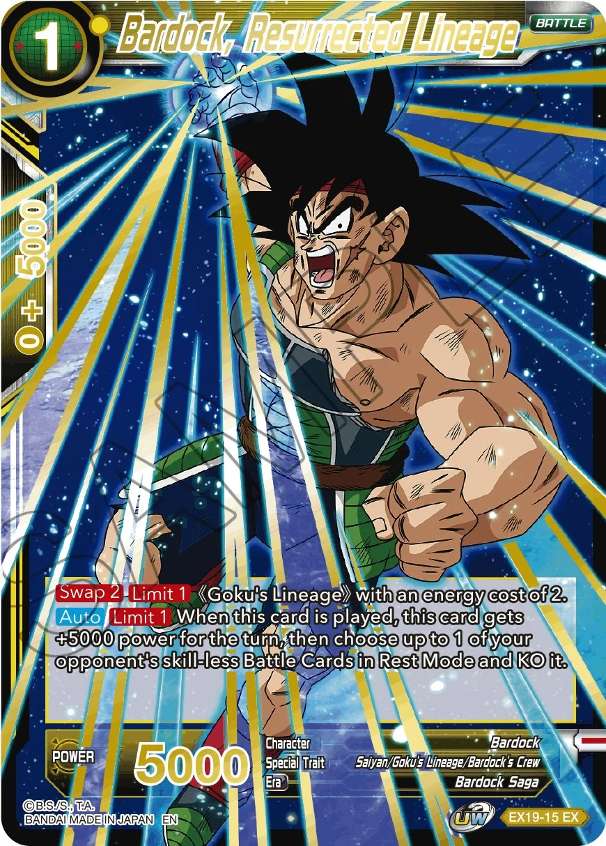 Bardock, Resurrected Lineage 「EX19-15」「EN」