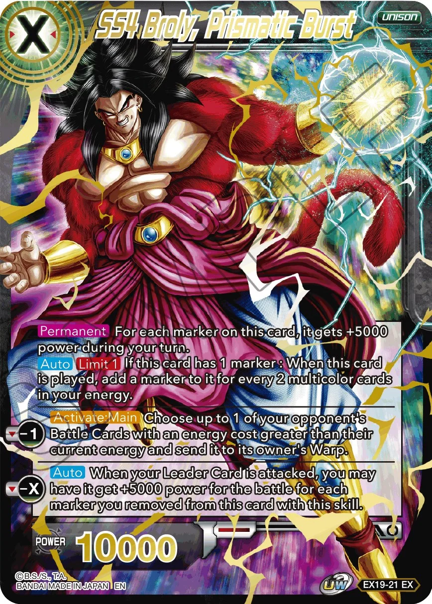SS4 Broly, Prismatic Burst 「EX19-21」「EN」