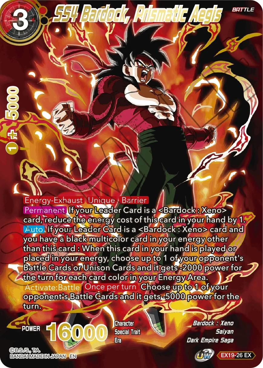 SS4 Bardock, Prismatic Aegis 「EX19-26」「EN」
