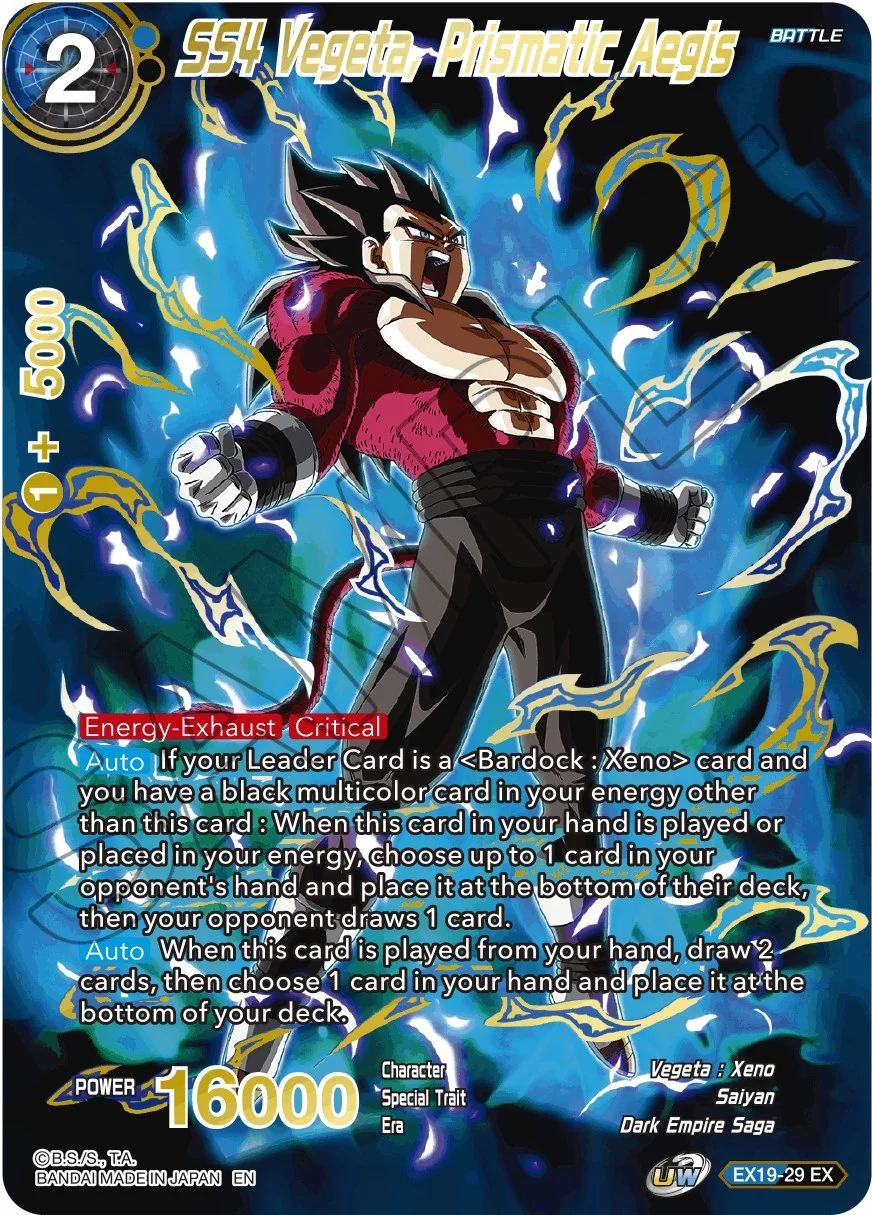 SS4 Vegeta, Prismatic Aegis 「EX19-29」「EN」