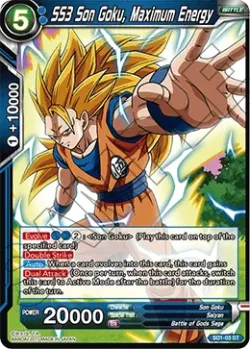 SS3 Son Goku, Maximum Energy 「SD1-03」「EN」