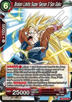 Broken Limits Super Saiyan 3 Son Goku 「SD2-02_PR」「EN」