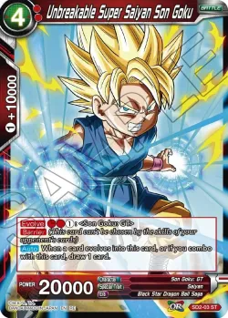 Unbreakable Super Saiyan Son Goku 「SD2-03」「EN」