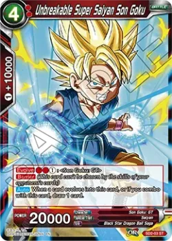Unbreakable Super Saiyan Son Goku 「SD2-03_PR03」「EN」