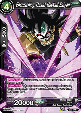 Encroaching Threat Masked Saiyan 「SD3-04」「EN」