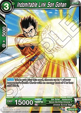 Indomitable Link Son Gohan 「SD4-02」「EN」