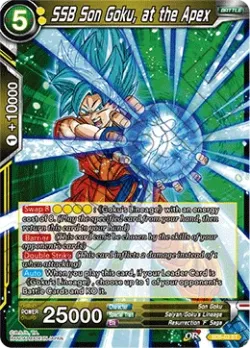 SSB Son Goku, at the Apex 「SD5-03」「EN」