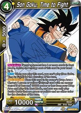 Son Goku, Time to Fight 「SD8-07」「EN」