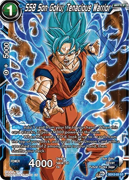 SSB Son Goku, Tenacious Warrior 「SD12-03」「EN」