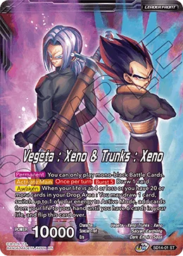 Vegeta : Xeno & Trunks : Xeno 「SD14-01」「EN」
