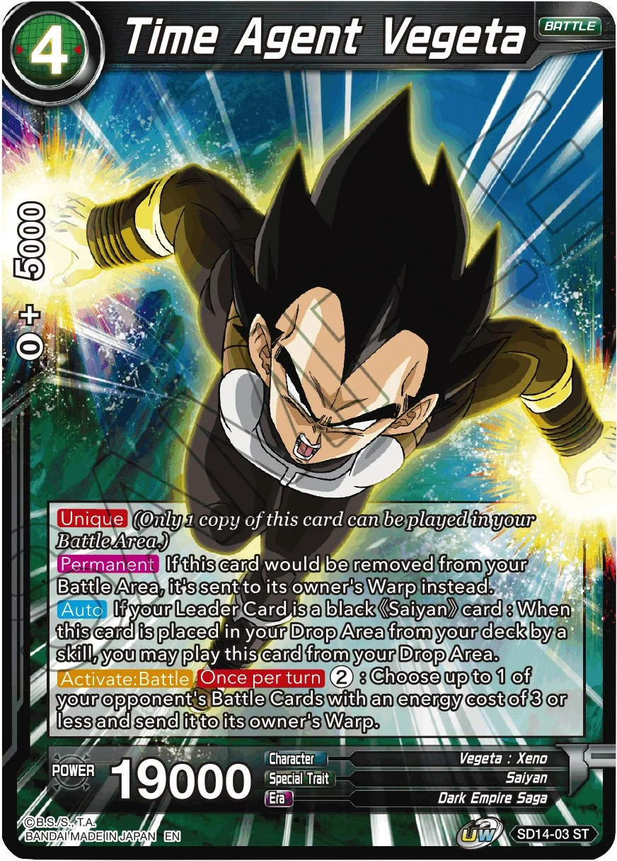 Time Agent Vegeta 「SD14-03」「EN」