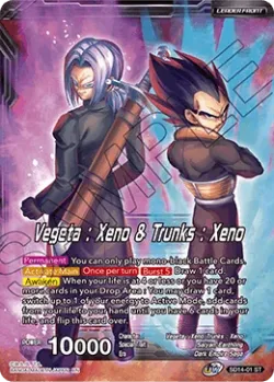 Vegeta : Xeno & Trunks : Xeno 「SD14-01」「EN」