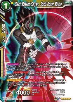Black Masked Saiyan, Spirit Boost Minion 「SD16-05」「EN」