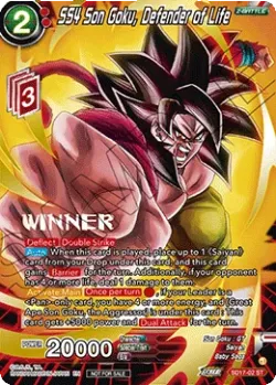 SS4 Son Goku, Defender of Life 「SD17-02_PR02」「EN」