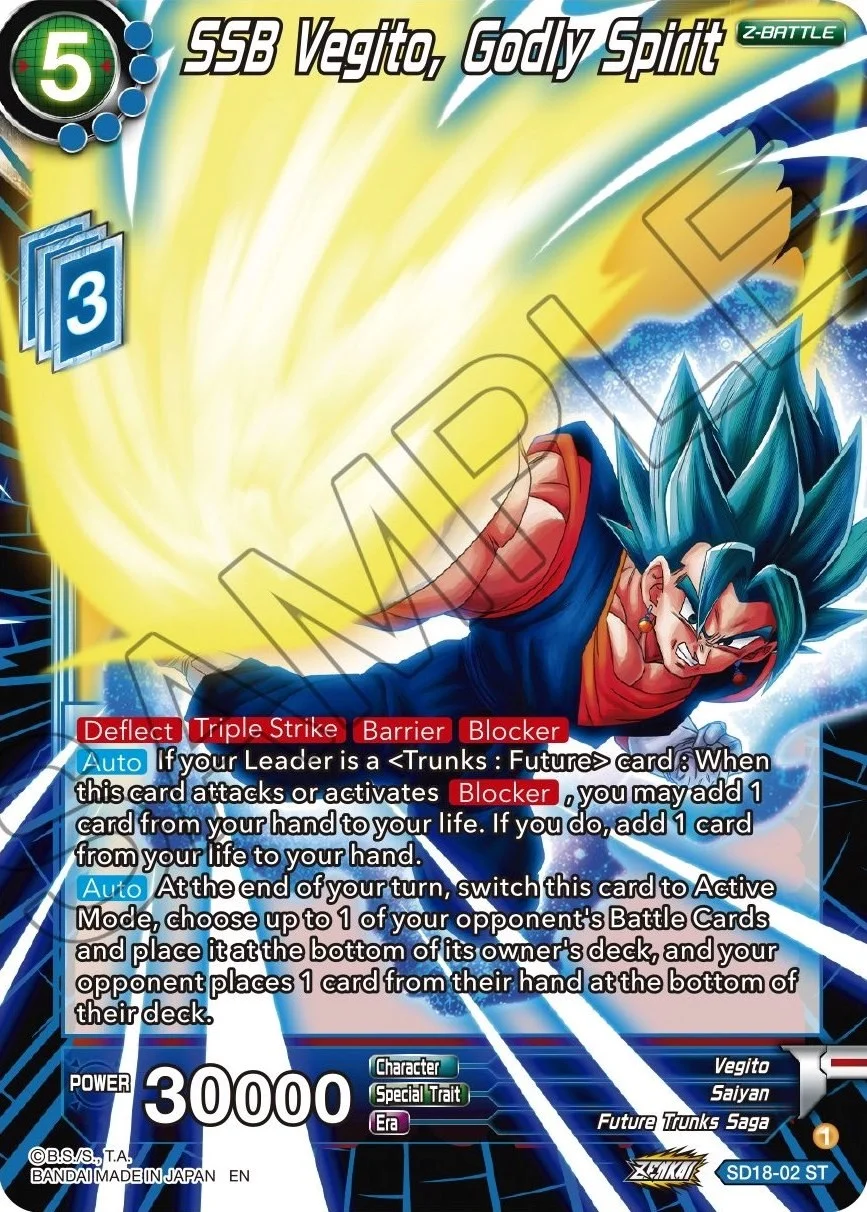 SSB Vegito, Godly Spirit 「SD18-02_PR」「EN」