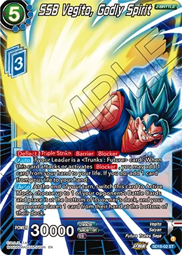 SSB Vegito, Godly Spirit 「SD18-02_PR02」「EN」