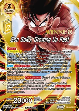 Son Goku, Growing Up Fast 「SD20-02_PR02」「EN」